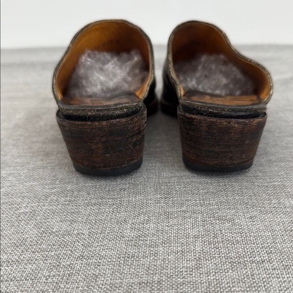 Old Gringo vintage Black Embroidered Mules 7/8 fit - Picture 7 of 9
